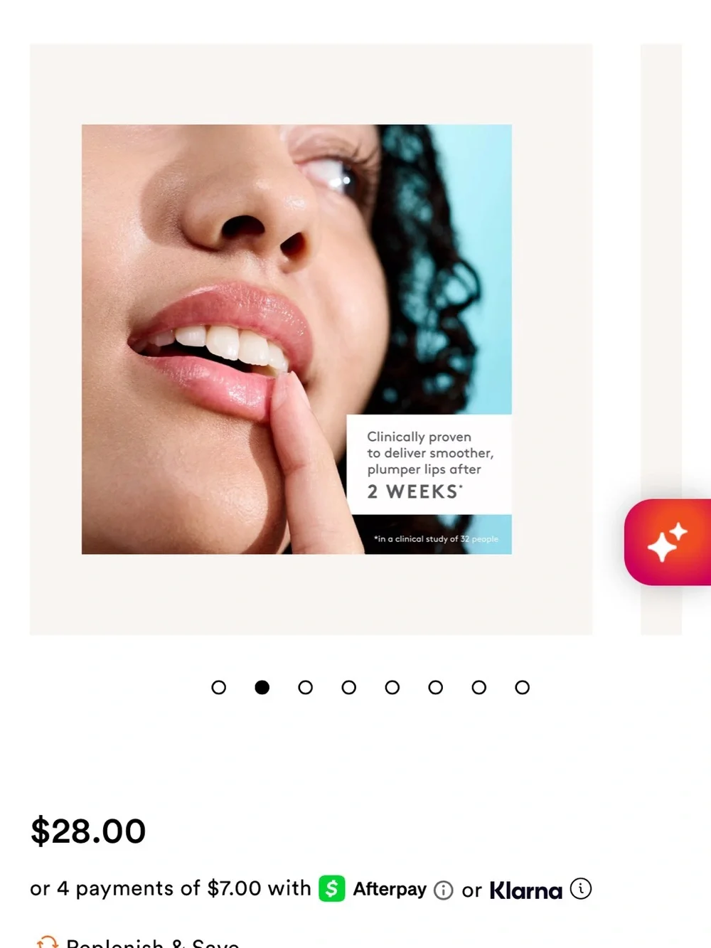 Drunk Elephant Plump-C™ Tripeptide Lippe Mask, NEW in box
